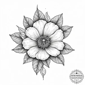 Tattoo sketch zucchini flower - эскиз тату (№1755911408_0, 23.08.2025 01:10) — tattoo-photo.ru