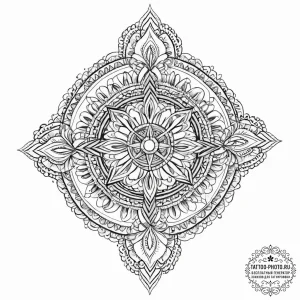 Tattoo sketch узор в виде корней дерева, tatt... - эскиз тату (№1755912008_0, 23.08.2025 01:20) — tattoo-photo.ru