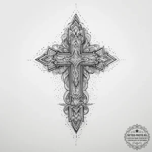 Tattoo sketch узор в виде льда, concept art f... - эскиз тату (№1755913797_0, 23.08.2025 01:49) — tattoo-photo.ru