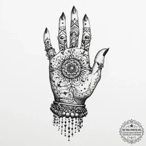 Tattoo sketch hands with a chain, artistic ta... - эскиз тату (№1755916588_0, 23.08.2025 02:36) — tattoo-photo.ru