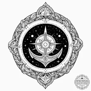 Tattoo sketch cosmic being, tattoo line art,... - эскиз тату (№1755917969_0, 23.08.2025 02:59) — tattoo-photo.ru
