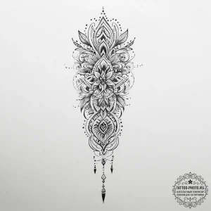 Tattoo sketch tribal узор на ноге, tattoo ske... - эскиз тату (№1755923106_0, 23.08.2025 04:25) — tattoo-photo.ru