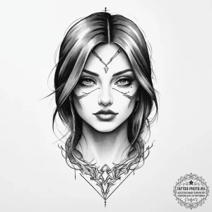 Tattoo sketch rogue mark - эскиз тату (№1755931233_0, 23.08.2025 06:40) — tattoo-photo.ru