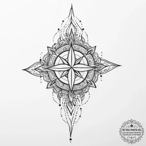 Tattoo sketch holy foundation, concept art fo... - эскиз тату (№1755934390_0, 23.08.2025 07:33) — tattoo-photo.ru
