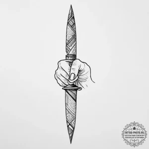 Tattoo sketch knife, artistic tattoo sketch,... - эскиз тату (№1755938599_0, 23.08.2025 08:43) — tattoo-photo.ru