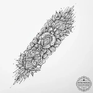 Tattoo sketch dainty bracelet tattoo, ink ill... - эскиз тату (№1755939204_0, 23.08.2025 08:53) — tattoo-photo.ru