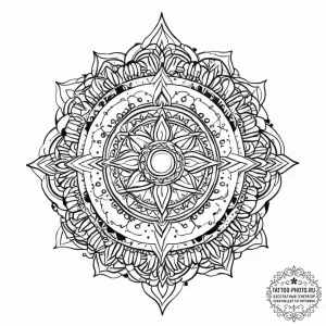 Tattoo sketch cosmic source, tattoo flash she... - эскиз тату (№1755943358_0, 23.08.2025 10:02) — tattoo-photo.ru