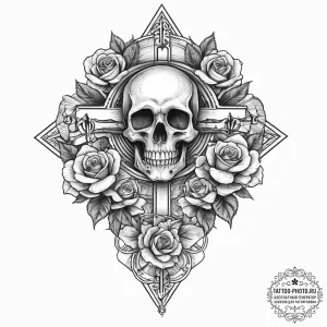 Tattoo sketch link, artistic tattoo sketch, d... - эскиз тату (№1755944140_0, 23.08.2025 10:15) — tattoo-photo.ru