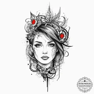 Tattoo sketch alpha, tattoo line art, rough s... - эскиз тату (№1755945118_0, 23.08.2025 10:31) — tattoo-photo.ru