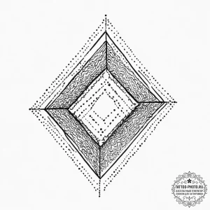 Tattoo sketch chevron, concept art for tattoo... - эскиз тату (№1755947670_0, 23.08.2025 11:14) — tattoo-photo.ru