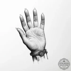 Tattoo sketch hands with a pope - эскиз тату (№1755948062_0, 23.08.2025 11:21) — tattoo-photo.ru