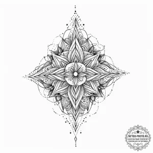 Tattoo sketch a symbolic idea, ink illustrati... - эскиз тату (№1755949434_0, 23.08.2025 11:43) — tattoo-photo.ru