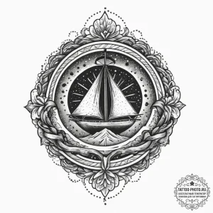 Tattoo sketch mystical narrative, tattoo sket... - эскиз тату (№1755972114_0, 23.08.2025 18:01) — tattoo-photo.ru