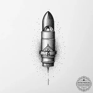 Tattoo sketch bullet casing, tattoo flash she... - эскиз тату (№1755973490_0, 23.08.2025 18:24) — tattoo-photo.ru