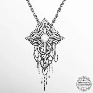 Tattoo sketch chain - эскиз тату (№1755974666_0, 23.08.2025 18:44) — tattoo-photo.ru