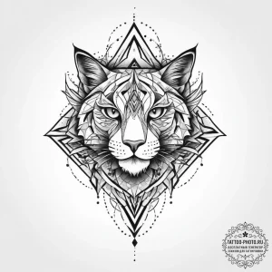 Tattoo sketch graphic геометрический узор, ar... - эскиз тату (№1755975841_0, 23.08.2025 19:04) — tattoo-photo.ru