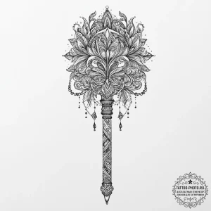 Tattoo sketch walking stick, tattoo flash she... - эскиз тату (№1755986689_0, 23.08.2025 22:04) — tattoo-photo.ru