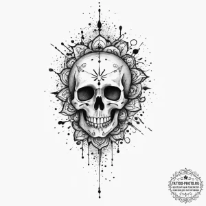 Tattoo sketch death, concept art for tattoo,... - эскиз тату (№1755989481_0, 23.08.2025 22:51) — tattoo-photo.ru
