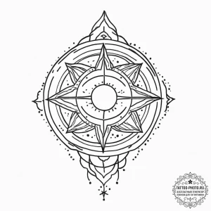 Tattoo sketch cosmic self, tattoo flash sheet... - эскиз тату (№1755991096_0, 23.08.2025 23:18) — tattoo-photo.ru