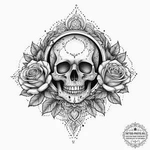 Tattoo sketch cosmic self, concept art for ta... - эскиз тату (№1755991706_0, 23.08.2025 23:28) — tattoo-photo.ru