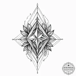 Tattoo sketch crystal, tattoo sketch design,... - эскиз тату (№1755995119_0, 24.08.2025 00:25) — tattoo-photo.ru