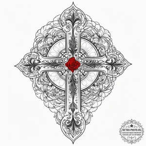 Tattoo sketch a family motto, concept art for... - эскиз тату (№1755995517_0, 24.08.2025 00:31) — tattoo-photo.ru