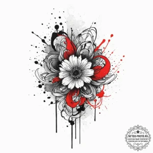 Tattoo sketch genuine, ink illustration for t... - эскиз тату (№1756001326_0, 24.08.2025 02:08) — tattoo-photo.ru
