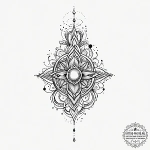 Tattoo sketch religious art, tattoo flash she... - эскиз тату (№1756001734_0, 24.08.2025 02:15) — tattoo-photo.ru