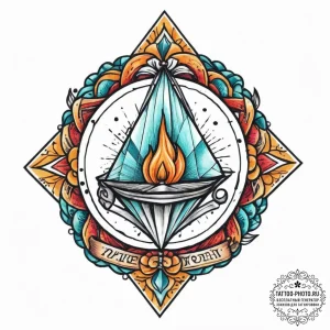 Tattoo sketch diamond tattoo, artistic tattoo... - эскиз тату (№1756003594_0, 24.08.2025 02:46) — tattoo-photo.ru
