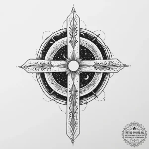 Tattoo sketch cosmic being, tattoo flash shee... - эскиз тату (№1756004611_0, 24.08.2025 03:03) — tattoo-photo.ru