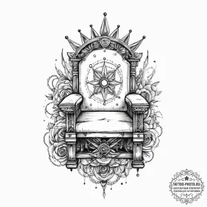 Tattoo sketch throne, artistic tattoo sketch,... - эскиз тату (№1756007826_0, 24.08.2025 03:57) — tattoo-photo.ru