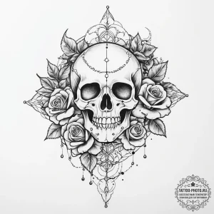 Tattoo sketch mystical map, concept art for t... - эскиз тату (№1756009831_0, 24.08.2025 04:30) — tattoo-photo.ru
