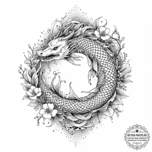 Tattoo sketch узор в виде леса, tattoo flash... - эскиз тату (№1756010836_0, 24.08.2025 04:47) — tattoo-photo.ru