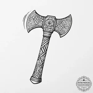 Tattoo sketch axe handle, tattoo drawing outl... - эскиз тату (№1756011042_0, 24.08.2025 04:50) — tattoo-photo.ru