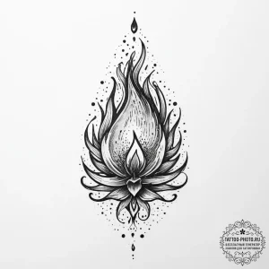Tattoo sketch flame, tattoo sketch design, bl... - эскиз тату (№1756011438_0, 24.08.2025 04:57) — tattoo-photo.ru