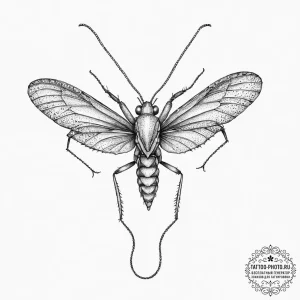 Tattoo sketch katydid, tattoo sketch design,... - эскиз тату (№1756015666_0, 24.08.2025 06:07) — tattoo-photo.ru