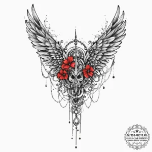 Tattoo sketch delicate chain tattoo, artistic... - эскиз тату (№1756018504_0, 24.08.2025 06:55) — tattoo-photo.ru