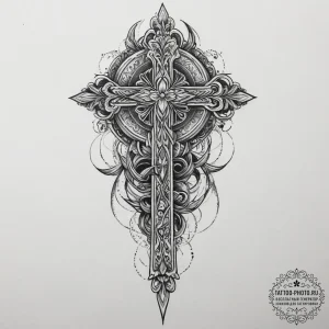 Tattoo sketch dagger, artistic tattoo sketch,... - эскиз тату (№1756023919_0, 24.08.2025 08:25) — tattoo-photo.ru