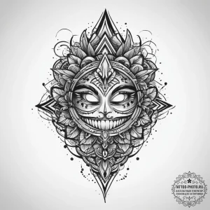 Tattoo sketch black, tattoo flash sheet desig... - эскиз тату (№1756027317_0, 24.08.2025 09:21) — tattoo-photo.ru