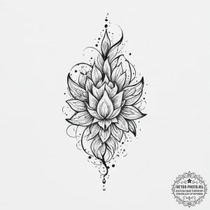 Tattoo sketch delicate tattoo, tattoo flash s... - эскиз тату (№1756028526_0, 24.08.2025 09:42) — tattoo-photo.ru