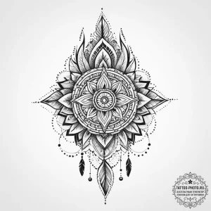 Tattoo sketch native american feather, tattoo... - эскиз тату (№1756045084_0, 24.08.2025 14:18) — tattoo-photo.ru