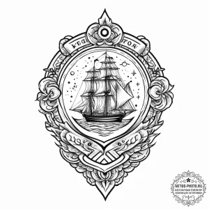 Tattoo sketch cosmic lore, artistic tattoo sk... - эскиз тату (№1756052435_0, 24.08.2025 16:20) — tattoo-photo.ru