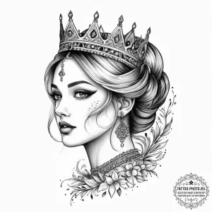 Tattoo sketch princess tattoo, tattoo sketch... - эскиз тату (№1756052829_0, 24.08.2025 16:27) — tattoo-photo.ru