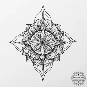 Tattoo sketch puzzle, tattoo line art, clean... - эскиз тату (№1756054010_0, 24.08.2025 16:46) — tattoo-photo.ru