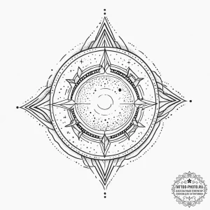 Tattoo sketch cosmic life, concept art for ta... - эскиз тату (№1756054602_0, 24.08.2025 16:56) — tattoo-photo.ru