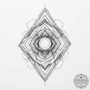 Tattoo sketch loop, tattoo line art, dotwork... - эскиз тату (№1756060737_0, 24.08.2025 18:38) — tattoo-photo.ru
