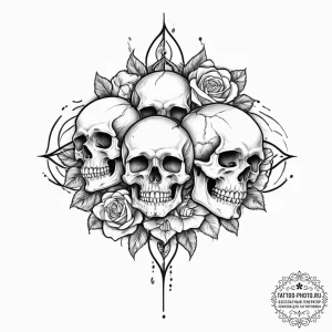 Tattoo sketch water, tattoo sketch design, ch... - эскиз тату (№1756061343_0, 24.08.2025 18:49) — tattoo-photo.ru