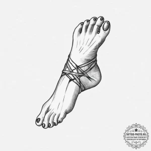 Tattoo sketch foot, concept art for tattoo, o... - эскиз тату (№1756063752_0, 24.08.2025 19:29) — tattoo-photo.ru