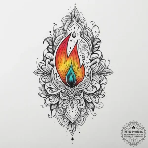 Tattoo sketch fire, tattoo flash sheet design... - эскиз тату (№1756105137_0, 25.08.2025 06:58) — tattoo-photo.ru