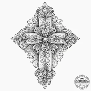 Tattoo sketch hyacinth, concept art for tatto... - эскиз тату (№1756112380_0, 25.08.2025 08:59) — tattoo-photo.ru